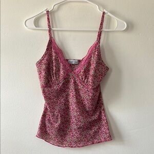 Vintage Charlotte Russe Floral Lace Cami
